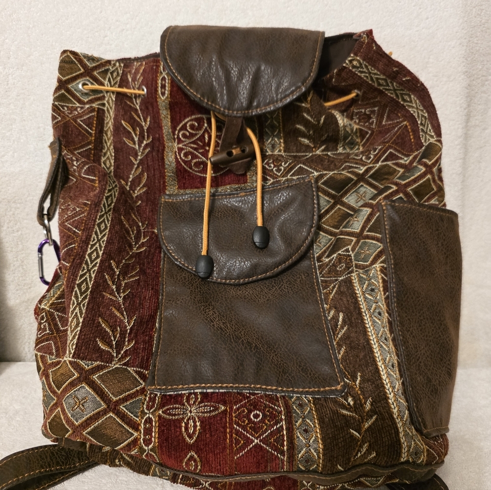 Mia' Bead BagPatchwork Backpack
